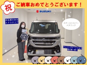 リムがより存在感を際立たせる「スペーシアカスタム」ご納車おめでとうございます！